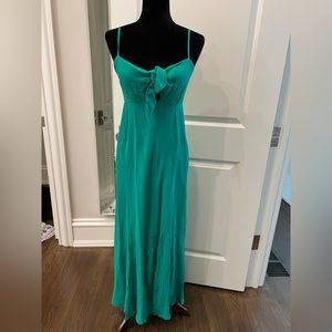 Vici green peek-hole dress